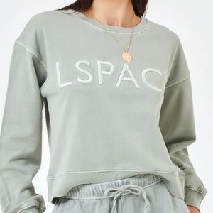 L*space solo sweatshirt sage